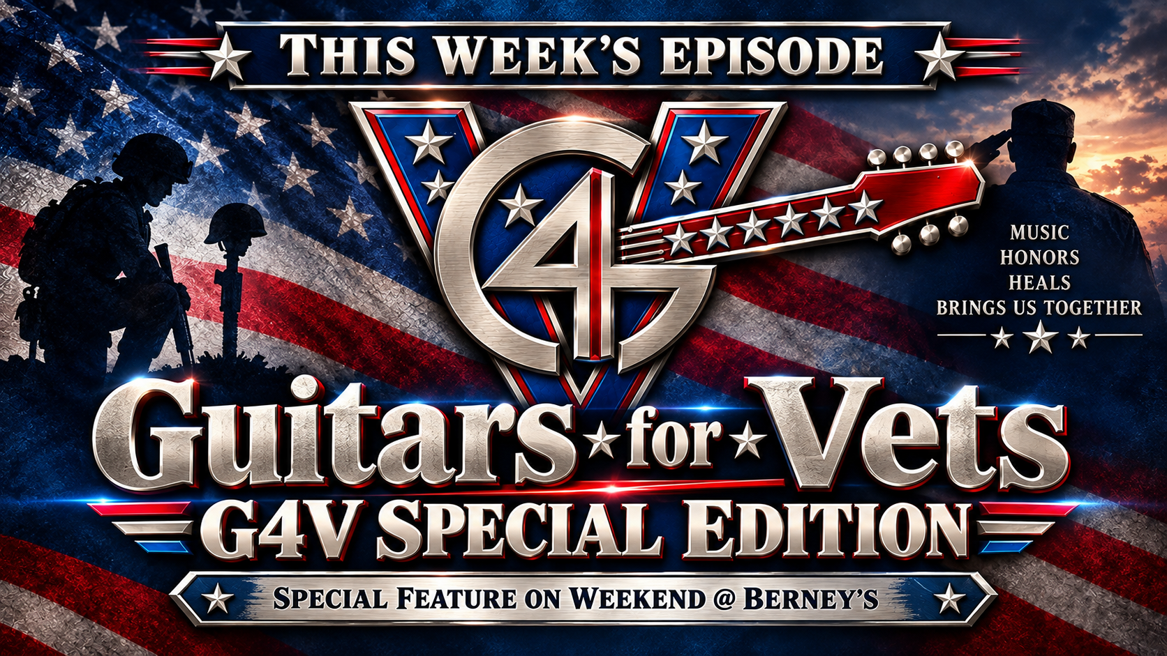 Weekend at Berney's Guitars for Vets G4V Shreveport special edition